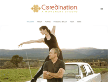 Tablet Screenshot of corepilatesballetyoga.com